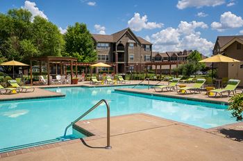 Resort-style pool with sundeck